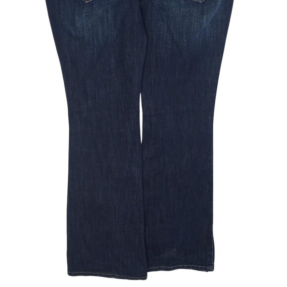 Aeropostale Jeans Womens 1/2 Regular Blue Dark Wash Hailey Flare Stretch Denim - Picture 12 of 16
